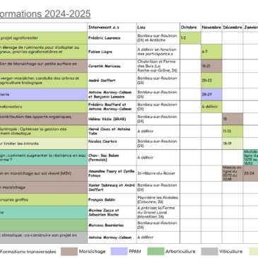 Le calendrier de formations ADAF 2024/2025 vient de sortir!